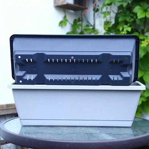 Balcony flower pot vegetable plant rectangular plastic box