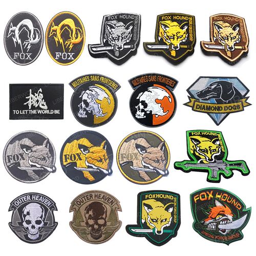 Metal Gear Solid Foxhound Emblem Patch Fox Hound Uniform er