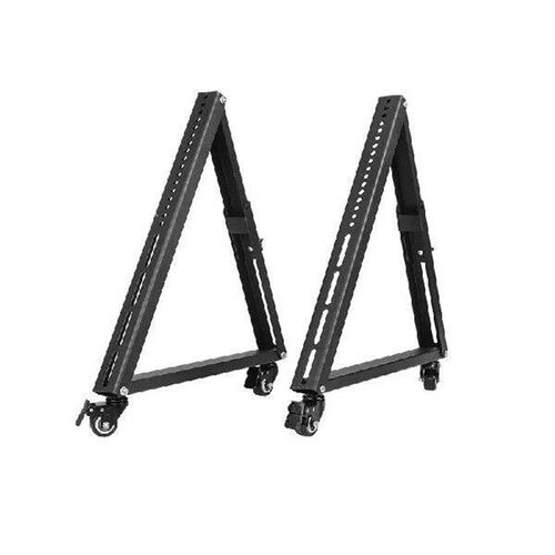 1 Pair Rolling  Stand, Mobile  Stand with Wheels for