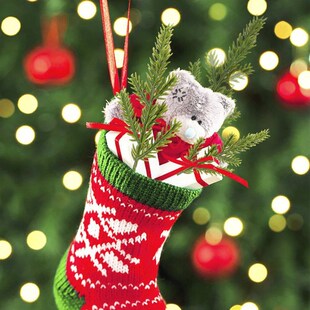 20/1Pcs Christmas Green Pine Needles Artificial Red Berries