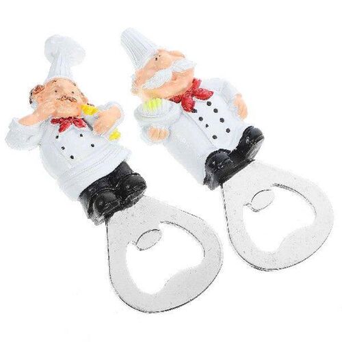 2pcs Refrigerator Magnet Kitchen Decoration Cartoon Chef