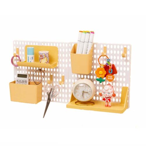Hole Board Dormitory Wall Shelf Kawaii Home Decoration Free