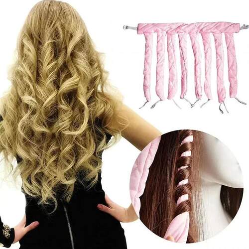1pc Heatless Hair Curler Velcro Strap Octopus Curl Rollers S