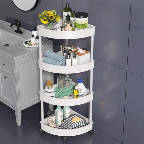 3/4/5 Tier Trolley Organizer Kitchen  Storage Rack Triangle