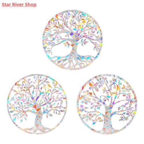 Rainbow-Suncatcher Window Stickers PVC Reflective Life Trees