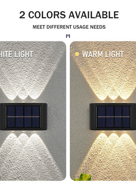 Solar Wall Lamp Outdoor Solar Light Waterproof Up And Down L