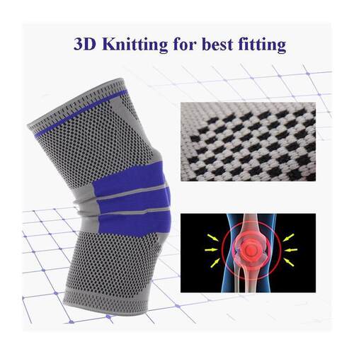 1PC Elastic Knee Support Brace Kneepad Adjustable Patella Vo