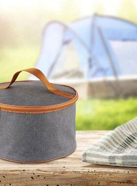 Camping Cookware Carry Bag with Handles Camp Bowl Cups