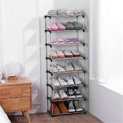 Stackable Small Shoe Rack, Entryway, Hallway and Closet