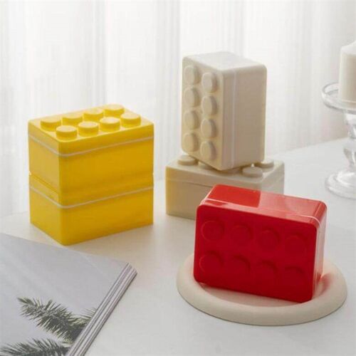 New Square Building Block Soap Box, Travel-Portable and Wate