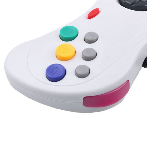 Kebidumei 1PCS USB Wired Gamepad 6 Buttons Game Controller J