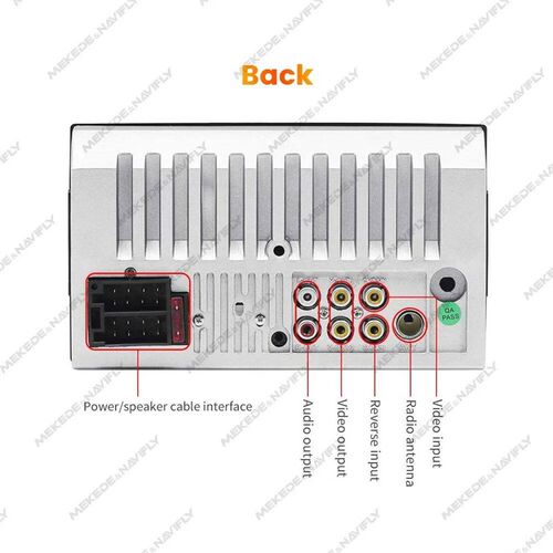 2 Din Car Radio 7inch Touch Screen Multimedia Player Support