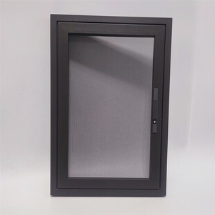 高清高透网内平开纱窗可拆卸不锈钢角链金刚网防撬免钉儿童锁西安