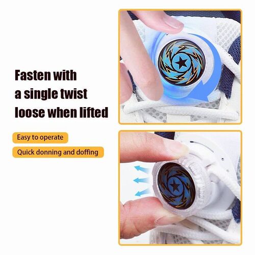 New upgrade e intallation Automatic Lace Without tie Swivel