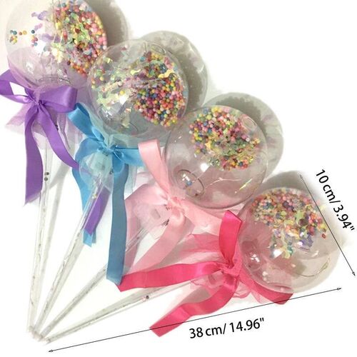 Princess Wand Flashing Magic LED  Toy with Dazzling Light Cr