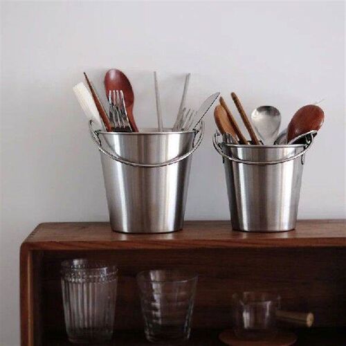Kitchen Storage Bucket 304 Stainless Steel Tableware