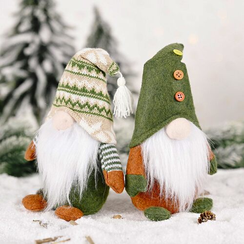 Christmas Decoration Supplies Knitted Non-Woven Standing