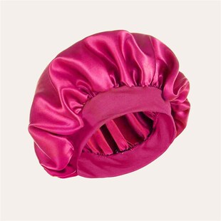 brimmed Sleeping Hat Satin Sleep Wide Night Bonnet帽子 Solid