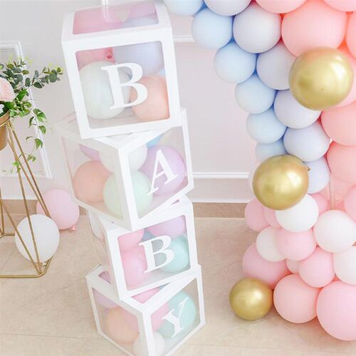 Baby Shower Decorations Box Balloon Balloons Birthday Party
