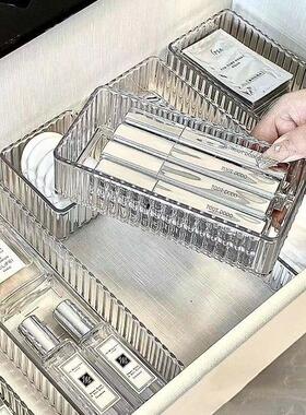 Clear Plastic Drawer Organizers Set Versatile Bathroom and V