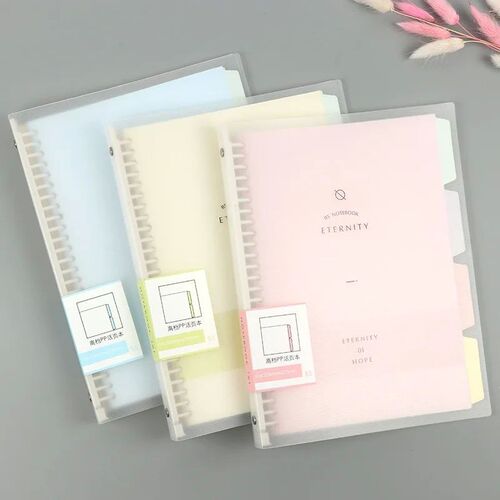 A4/A5/B5 Fresh Detachable Transparent Loose-Leaf Notebooks R