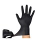 gloves rubber black DisXposable extra latex with nitrile