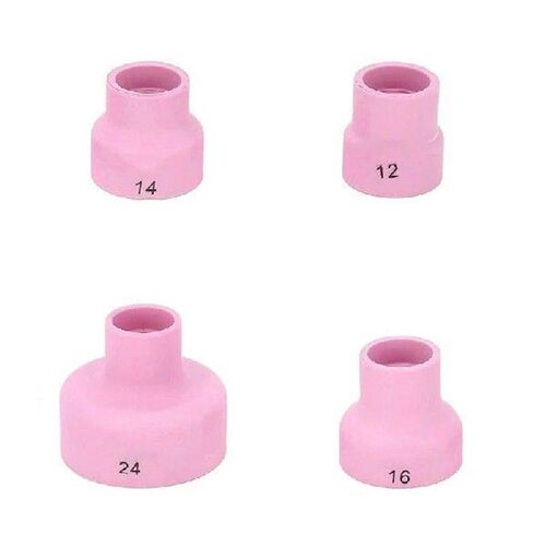 4Pcs Ceramic Welding Cup Set TIG Welding Accessory Ceramic