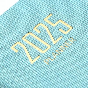 A6 2025 Agenda Book Portable with Calendar Pocket Diary Week