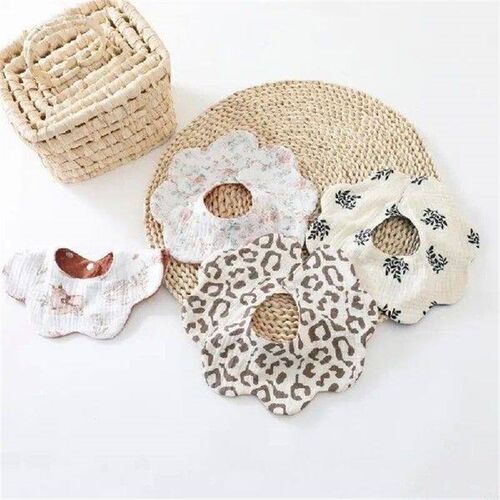 Infants Drooling Bib 6-Layer Cotton Burp Cloth for 0-24