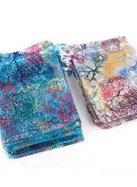 Wholesale 10/20/50Pcs 4 Sizes Drawstring Organza Bags White&