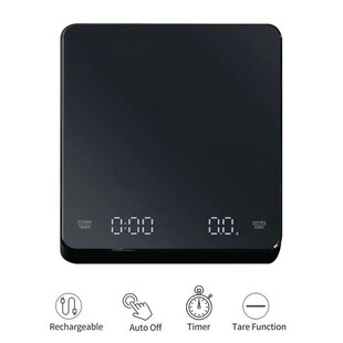 Digital Coffee Scale with Timer LED Screen Espresso USB 3kg