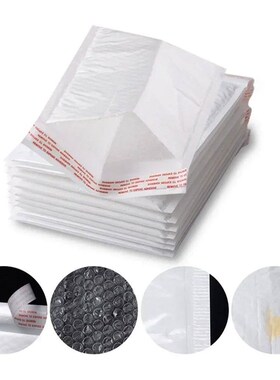 50Pcs Bubble Mailers White Poly Bubble Mailer Self Seal Padd