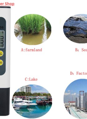 Digital PH TDS Meter Tester Temperature Pen Water Purity PPM