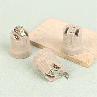 1Pc Lamp Base E27 Vintage Ceramic Lamp Fittings Socket Lamp