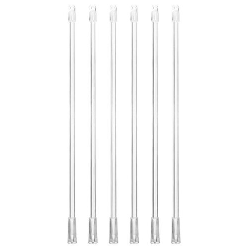 6 Sets Long Rod Window Blind Tilt Wand Curtains Stick Pom Wh