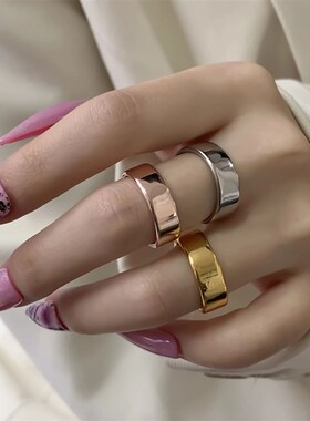 rendy Punk Magnetic Therapy Weight Loss Rings for Women Men