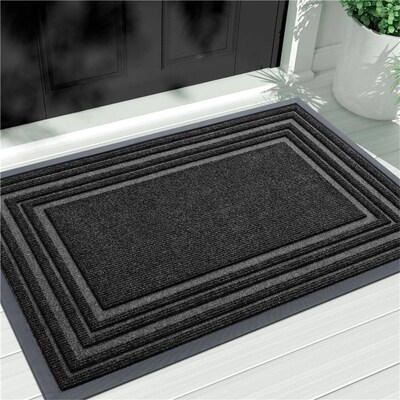 Kitinjoy Entry Door Floor Mat Natural Rubber Anti-dirt Low P