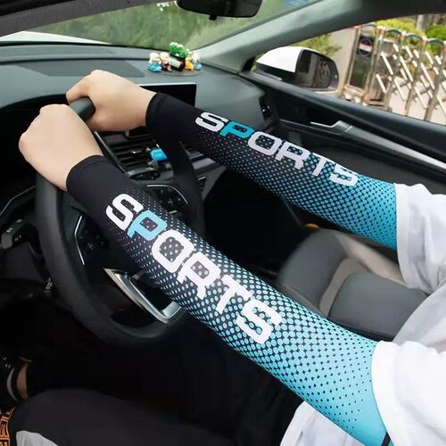 2024New Ice Silk Sleeve Sunscreen Cuff UV Sun Protection Arm