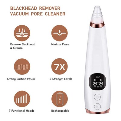 English rechargeable electric blackhead remover, blackhead