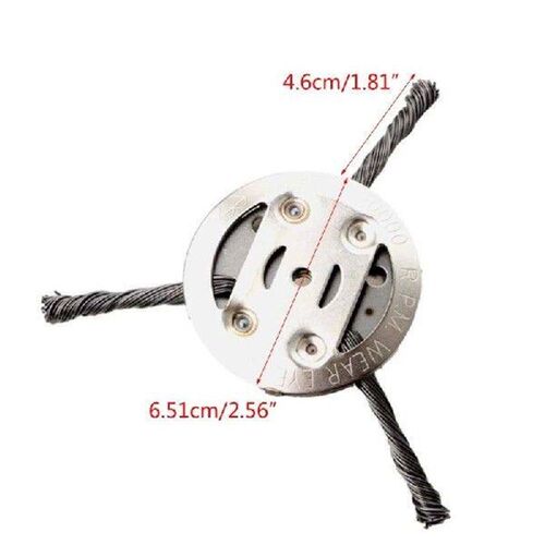 Weeding Plate Swing Metal Lawn Mower Brush Cutter Steel