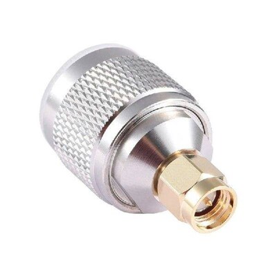 RF Adapter All Brass N-SMA-JK (50ohm) N Male to SMA Female