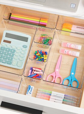 25pcs Plastic storage box set Cubes Drawer Organizer Makeup