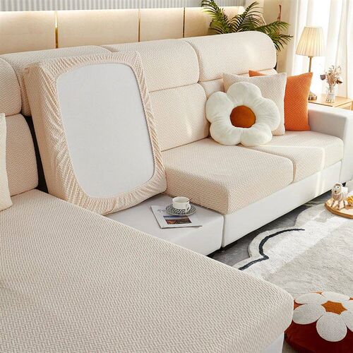 1pc Jacquard Sofa Slipver Twill Pattern Elastic Sofa vers Fu