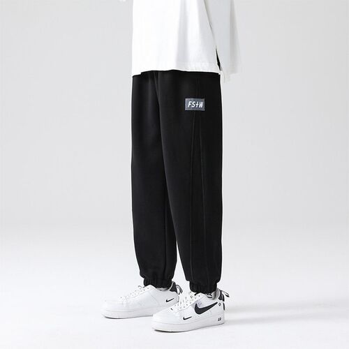 Mens Large Size Pants Mens Loose Hansome Casual Pants Men
