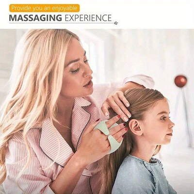 Silicone Shampoo Brush Wheat Straw Scalp Massage Brushes Hai