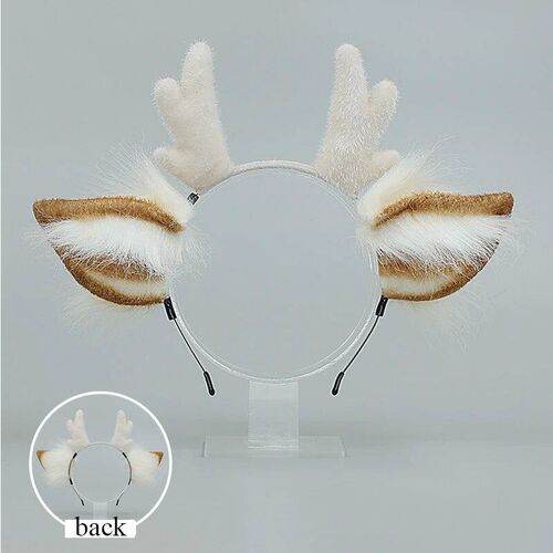 Cute Plush Antler Headband Fashion Cosplay Deer Ear Head Hoo