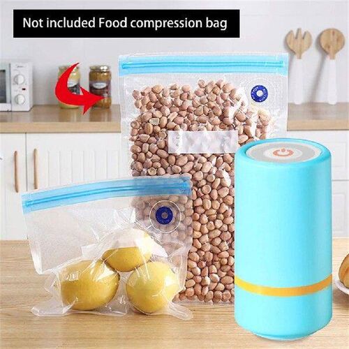 Reusable Handheld Vacuum Sealer Pump Saving Space Electric