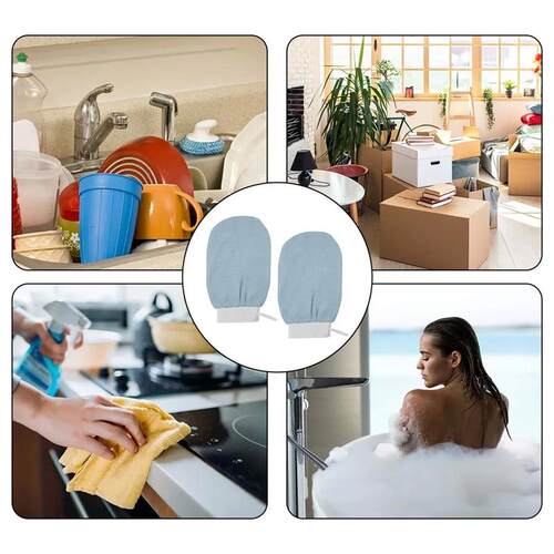 1/2 Pcs Scrub Exfoliating Gloves Back Scrub Dead Skin Facial