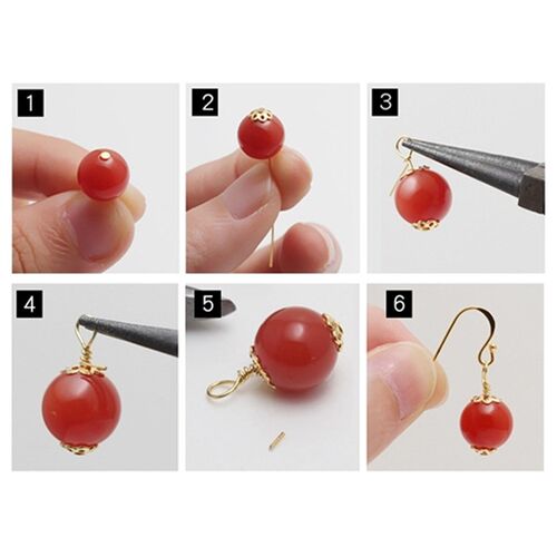 100pcs 316L Stainless Steel Head pins Eye Pins Findings For