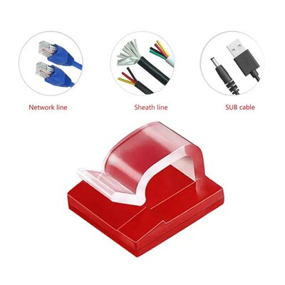 Self Adhesive 3 M Adhesive Auto Wiring Clamp Network Cable A